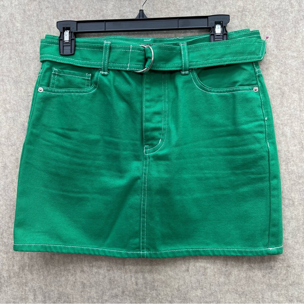 Forever 21 Mini Skirt with Matching Belt M Juniors - Picture 2 of 6